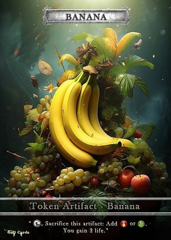 Banana Token #3 AI ART